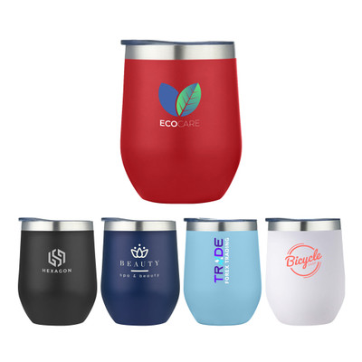 WA-2022- Havana 12 oz. Stainless Steel Wine Tumbler