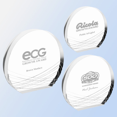 DT-2201 - Sketched Circular Acrylic Award DT-2201 - Sketched Circular Acrylic Award