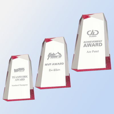 DT-2203 -  Acrylic Red Mesa Award DT-2203 -  Acrylic Red Mesa Award