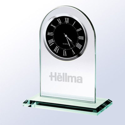 DT-3303 - Jade Glass Dark Clock