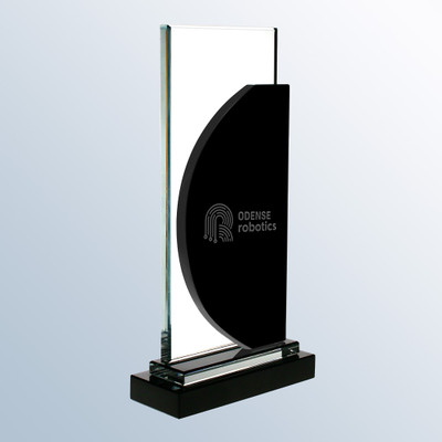 DT-2227 - Ascend Black Starfire Glass Award