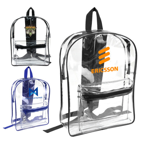B-6409 - Clear PVC Backpack B-6409 - Clear PVC Backpack