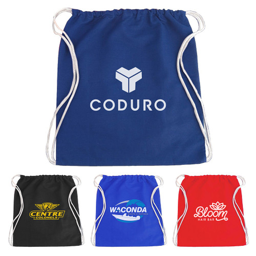 B-8202 - Cotton Drawstring Tote Bag B-8202 - Cotton Drawstring Tote Bag