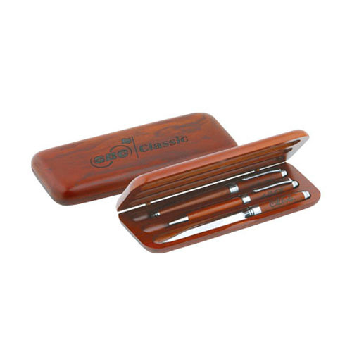 PPK-505 - Triple Pen Rosewood Box