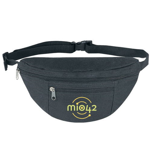B-8827 - Poly Two Pocket Sports Fanny Pack B-8827 - Poly Two Pocket Sports Fanny Pack