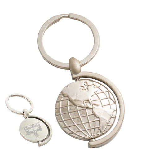 KW-1023 - Spinning globe keychain KW-1023 - Spinning globe keychain