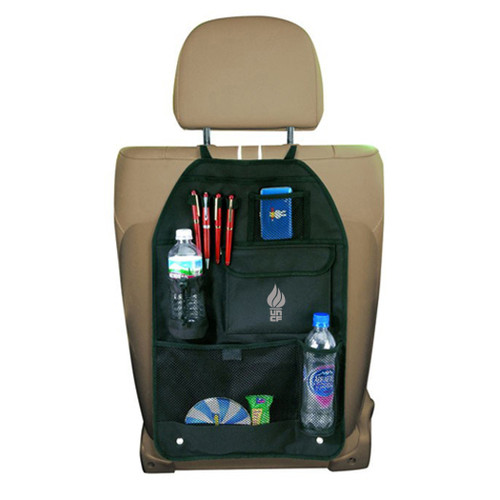 B-8110 - Deluxe Black Car Back Seat Multi Pocket Compartment Organizer Storage