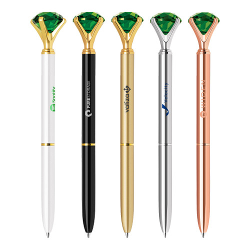 PD-109 - Emerald Crystal Ballpoint Pen