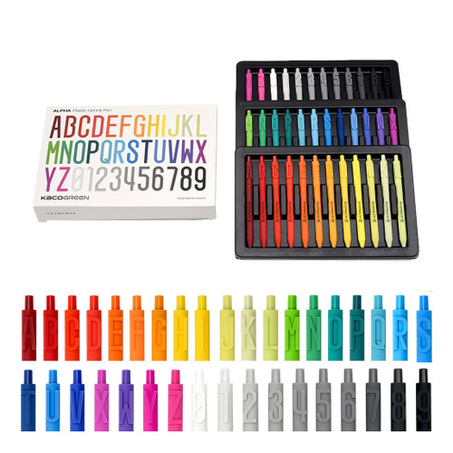PW-3066 - Kaco Alphabet and Number Pen Gift Set