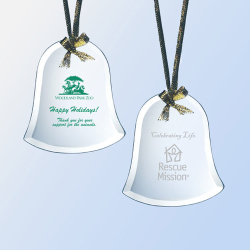 DT-2049 -Jade Glass Bell Ornament DT-2049 -Jade Glass Bell Ornament