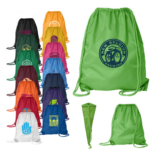 B-3407 - Prismatic Drawstring Backpack