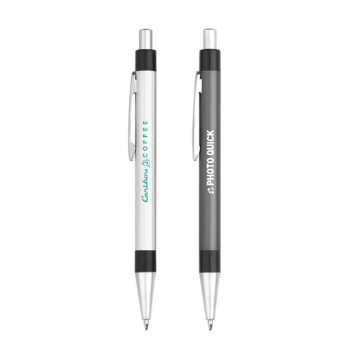PR-1053 - Monochrome Metal Click Action Ballpoint Pen