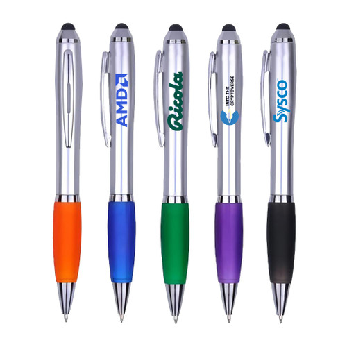 PR-1074 - Classic Silver Stylus Ballpoint Pen PR-1074 - Classic Silver Stylus Ballpoint Pen