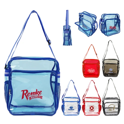 B-A3007 - Municipal Clear Messenger Bag