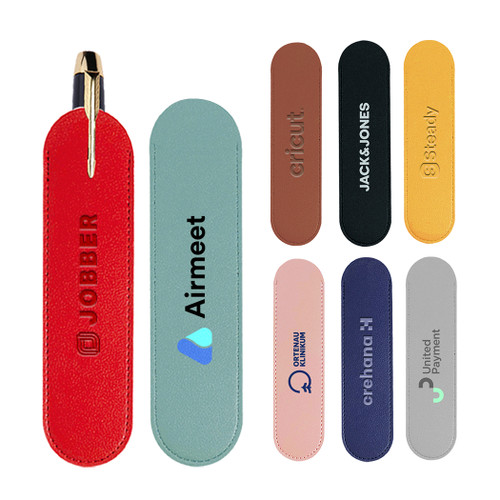 PPW-002 - Round Leatherette Single Pen Holder