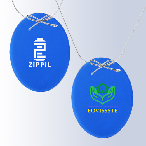 DT-2216 - Blue Oval Ornament DT-2216 - Blue Oval Ornament
