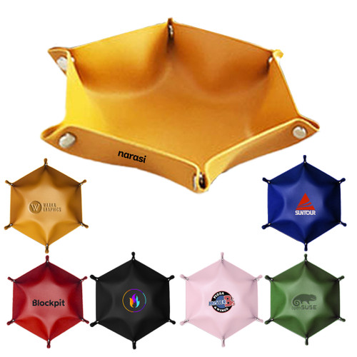 HW-4004 - Leatherette Trinket Bowl