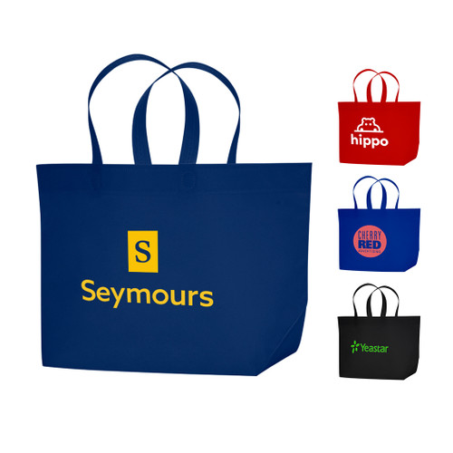 B-7288 - Large 20" Non-Woven Grocery Tote Bag B-7288 - Large 20" Non-Woven Grocery Tote Bag