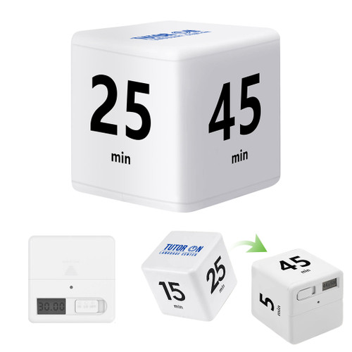 TW-5004 - Cube Pomodoro Timer - 5 / 15 / 25 / 45 mins TW-5004 - Cube Pomodoro Timer - 5 / 15 / 25 / 45 mins