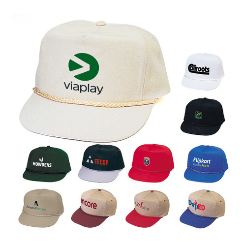 B-5021 - Rope Accent Twill Cap B-5021 - Rope Accent Twill Cap