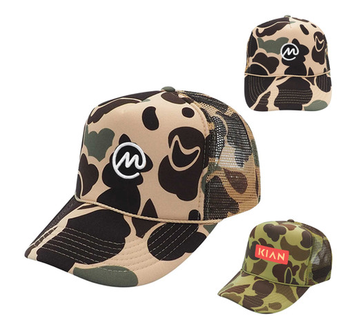 B-5030 - Outpost Mesh Camo Trucker Cap