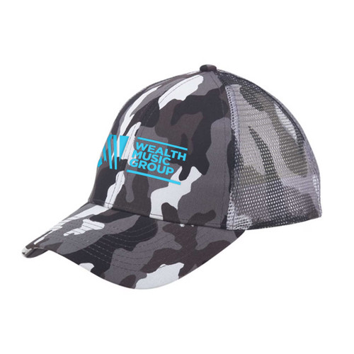 B-5033 - Sector Camo Mesh Back Cap