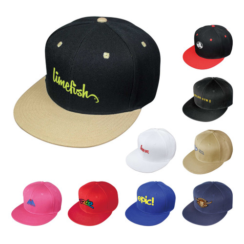 B-5040 - Urbanite Polyester Flat Bill Cap