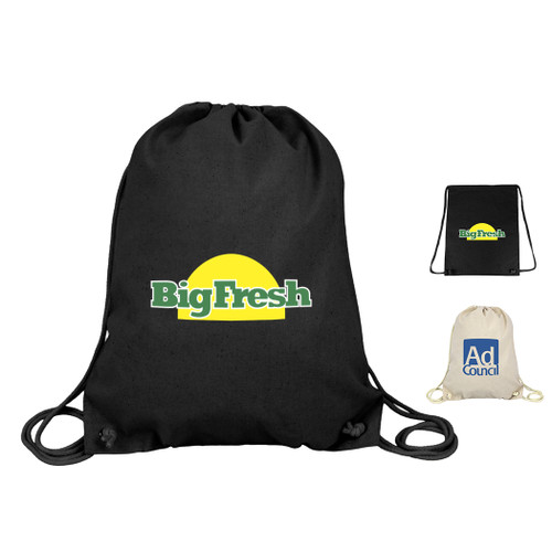 B-6265 - Easton Cotton Drawstring Backpack