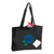 B-8222 - Poly Zipper Shopping Tote Bag B-8222 - Poly Zipper Shopping Tote Bag