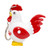 KW-1104 - Crowing Rooster LED Light Keychain