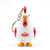 KW-1104 - Crowing Rooster LED Light Keychain