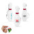 KW-1107 - Bowling Pin Bottle Opener Keychain