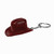 KW-1108 - Plastic Cowboy Hat Bottle Opener Keychain