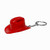 KW-1108 - Plastic Cowboy Hat Bottle Opener Keychain