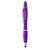 PS-1168 - 3-in-1 Plastic Ballpoint Pen with Highlighter and Soft Touch Stylus