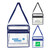 B-6251 - Clear PVC Messenger Tote Bag B-6251 - Clear PVC Messenger Tote Bag