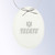 DT-2215 - White Oval Ornament DT-2215 - White Oval Ornament