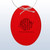 DT-2218 - Red Oval Ornament DT-2218 - Red Oval Ornament