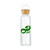 WA-1126 - Fresco 21 oz Glass Bottle with Bamboo Lid