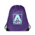 B-6266 - Sprint 210D Polyester Drawstring Backpack