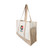 B-9203 - Solano Jute & Cotton Pocket Tote Bag