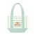 B-82131 - Uptown Striped Mini Canvas Shopper Tote
