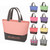 B-9213 - Sanibel Patterned Zippered Tote Bag
