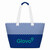 B-9214 - Biscayne Chevron Zippered Tote Bag