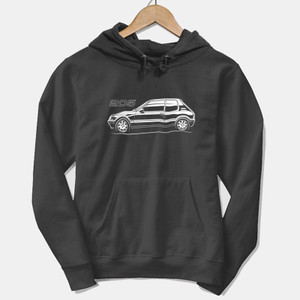 AUTOTEES DESIGN UNISEX HOODIE FOR 205 1.9 CAR ENTHUSIASTS (v1) AUTOTEES DESIGN UNISEX HOODIE FOR 205 1.9 CAR ENTHUSIASTS (v1)