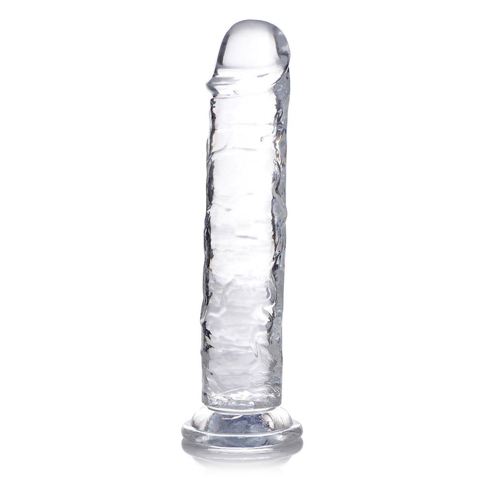 clear sex toys White Fox Tail Slender Vibrating Anal Plug with Remote - Sex Toys main image 0