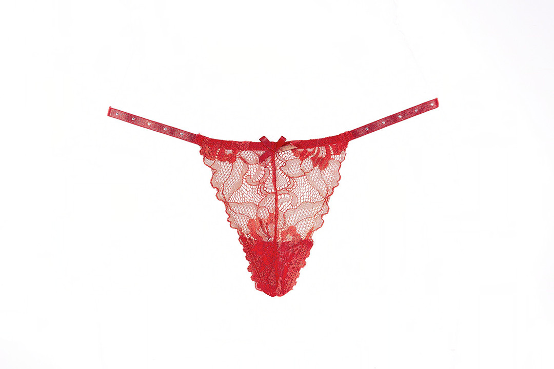 Allure Lingerie Elle Red G-String Panty