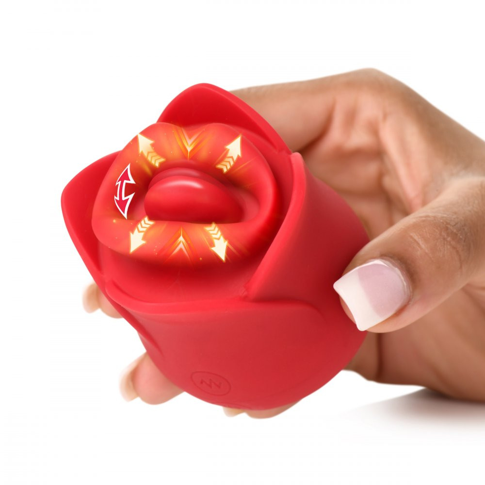 vibrating red rose Rose Toy for Woman Vibrating - Rose Stimulator with 10 Modes, Personal  Massager