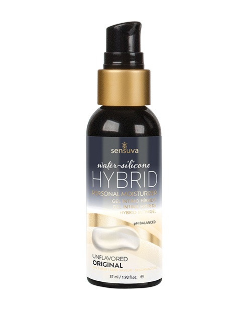 Sensuva Hybrid Flavored Personal Moisturizer Lubricant-Unscented-1.93 fl oz
