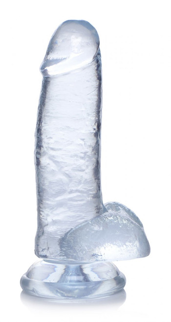 Curve Toys Jock C-Thru Clear Dildo-7 Inch
